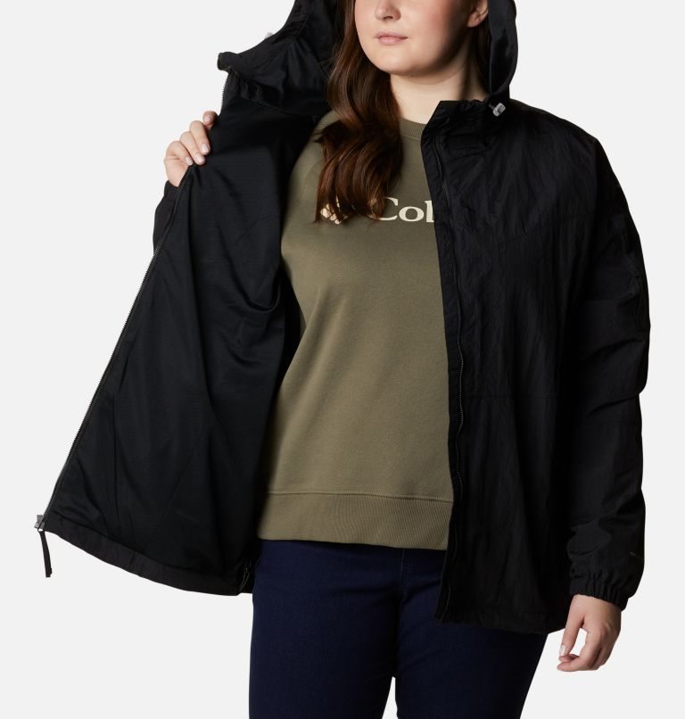 Women's Columbia Wallowa Park Lined Jackets Black | Plus Size CA-BL356